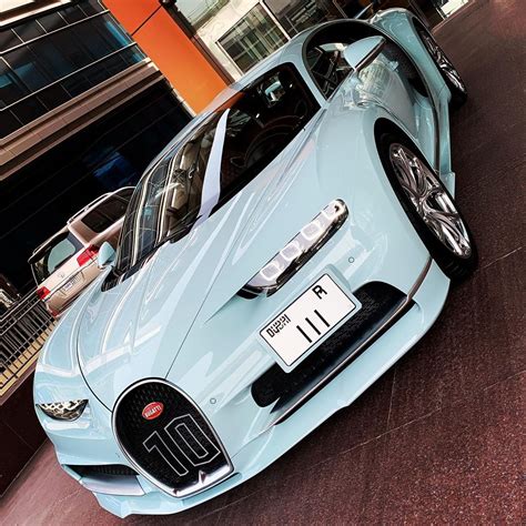 Baby Blue Bugatti Chiron Shows Immaculate Spec, Spotted in Dubai ...