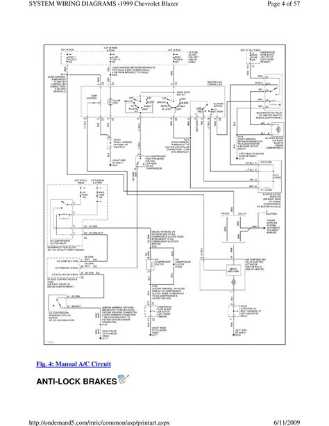 1999 Chevrolet S-10 Blazer Wiring Diagram — S10LIFE