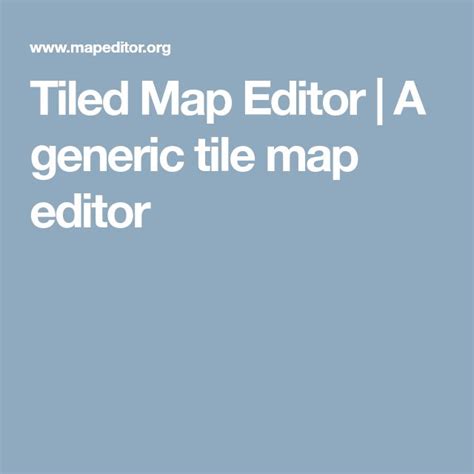 Tiled Map Editor 的图像结果