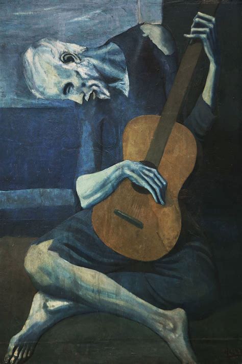 Pablo Picasso - The Old Guitarist (1904) | Scrolller