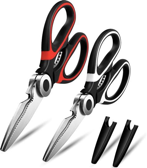 KISUOMAOYI Heavy Duty Kitchen Scissors, Sharp Kitchen Scissors ...