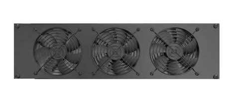 3U Triple 120mm Fan Rackmount Cooling Kit Low Speed Fans – Coolerguys