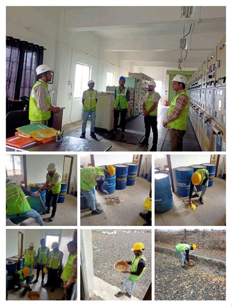 conducted mock drill....."if oil spills or any other equipment leaks, how should it be ...