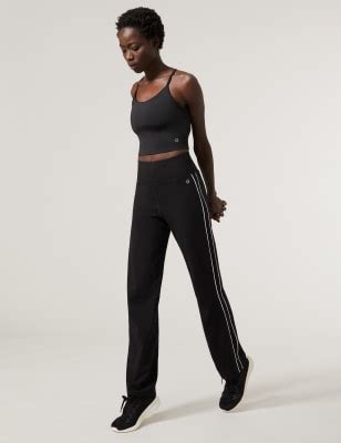 Cotton Rich Side Stripe Straight Leg Joggers