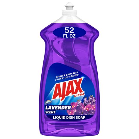 Ajax Ultra Dishwashing Detergent, Fabuloso Lavender Scent, 52 oz Bottle ...