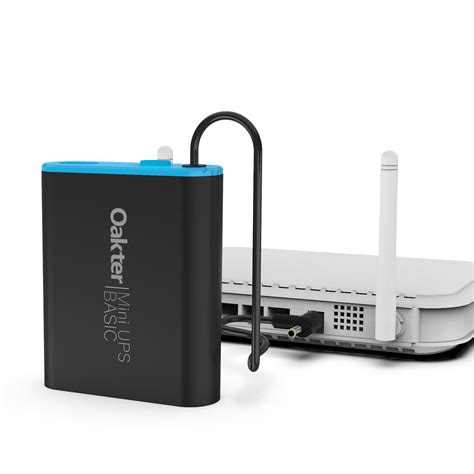 Oakter Mini UPS Basic for WiFi Router Broadband Modem | Supports 12V-2A ...