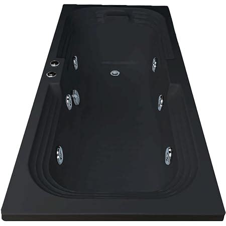 MADONNA Sentosa Acrylic 6 Feet Drop-in Rectangular Bathtub with Jacuzzi ...