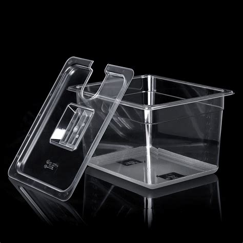Hinged Sous Vide Container with Lid for Sous Vide Circulator Culinary ...