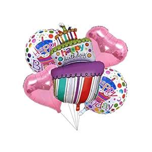 Hardatar Party Product Happy Birthday Theme foil balloon set of 5 ...