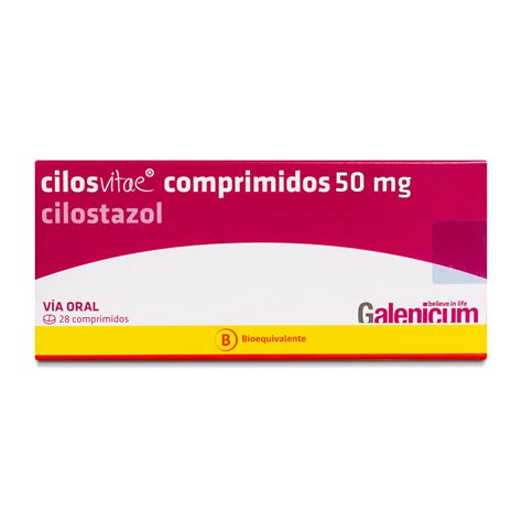 Cilosvitae cilostazol 50 mg 28 comprimidos - Farmacias del Dr. Simi