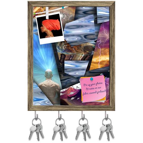 ArtzFolio Fantasy Layered Art Key Holder Hooks | Notice Pin Board ...