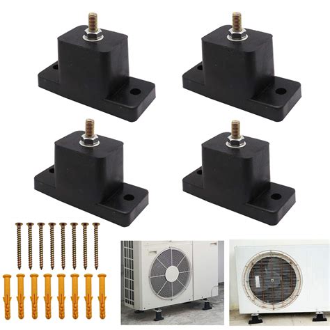 Buy 4 Pack Rubber Vibration Isolator, Anti-Vibration Air Conditioner ...