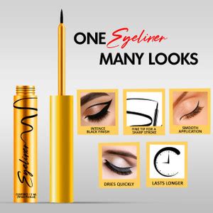 DR.HONEY Glitter Eyeliner gold color, Shimmery Finish best color 10.3 ...