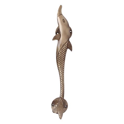 1 Pc Fish Shape Brass Door Handle - eCraftIndia Online