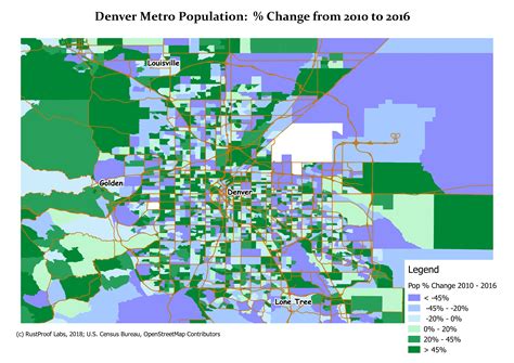 Visualizing Colorado's Growing Population: 2010 to 2016 - Blog ...