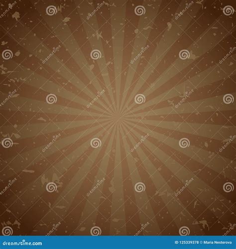 Sunlight Retro Faded Grunge Background. Dark Brown Chocolate Color ...