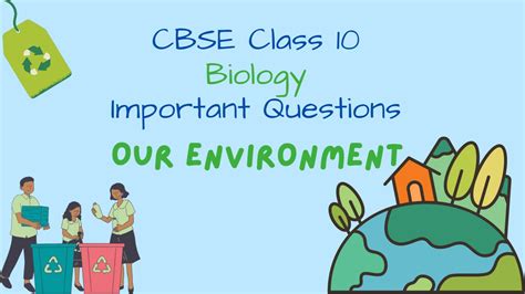 CBSE Class 10 Biology Our Environment Important Questions and Answers ...