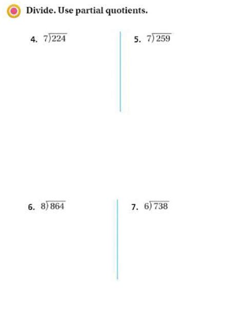 Dividing Using Partial Quote 的图像结果