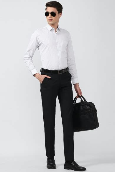 Buy Men White Slim Fit Full Sleeves Formal Shirt Online - 795534 ...