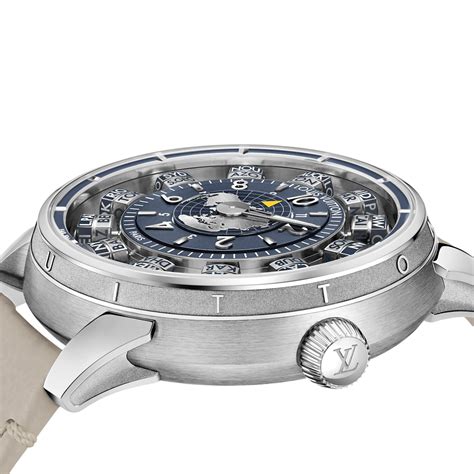 Tambour Taiko Spin Time Air Antipode, Automatic, 42.5mm, White gold ...