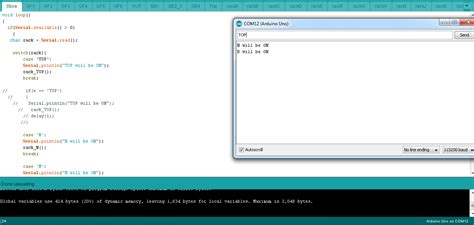 Switch Case Arduino Example 的图像结果