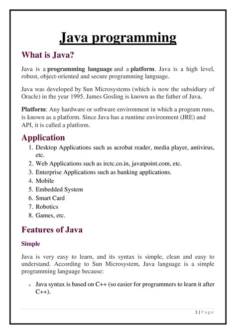 Java programming - Enjoy🐽 - Master of computer application - AKTU - Studocu