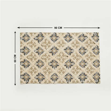 Buy Windsor Cotton Blend Tufted Dhurrie - 90x60cm from Home Centre at ...