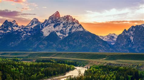 tranquility, landscape, snowcapped mountain, idyllic, scenics - nature ...