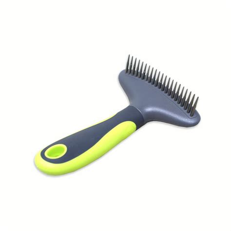 Plushmate Stainless Steel Needles Flea Comb with Soft Grip Handle for ...