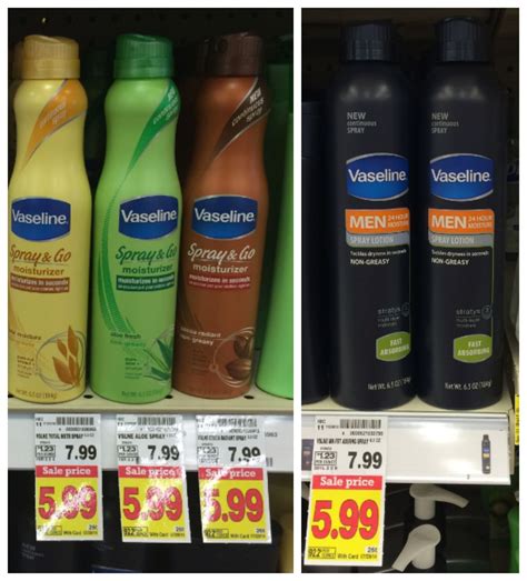 Great Deal on Vaseline Spray Lotion at Kroger! - Kroger Krazy
