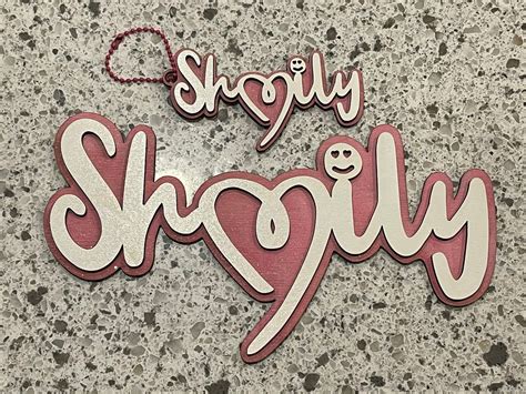 Shmily Digital Download Shmily Wall Sign and Keychain SVG File - Etsy
