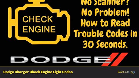 Dodge Check Engine Light Codes 的图像结果