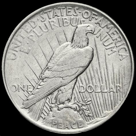 USA 1923 Silver Peace Dollar A/EF