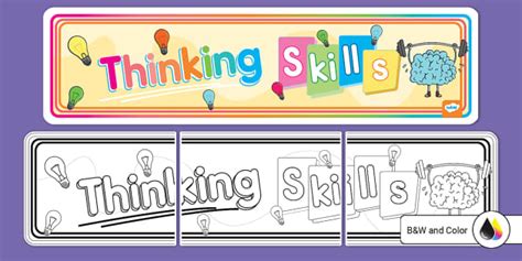 Thinking Skills Banner
