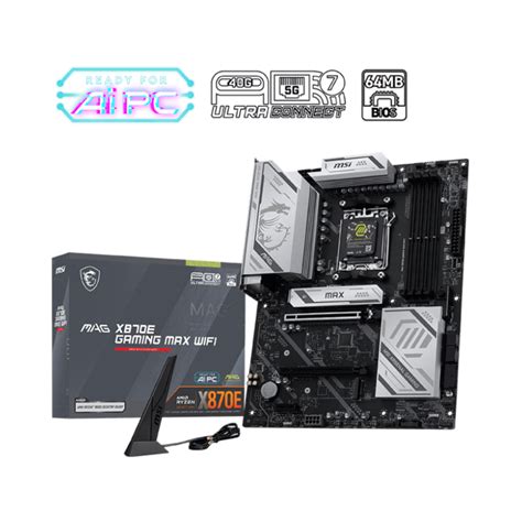 Buy MSI MAG X870E Gaming Max Wifi7 DDR5 AMD Motherboard | Elitehubs.com ...