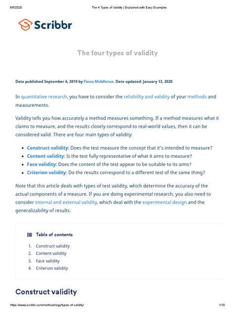 Validity Statistics 的图像结果