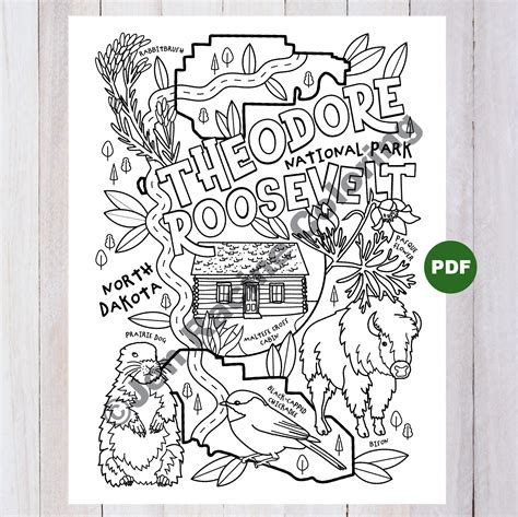 Theodore Roosevelt Coloring Pages