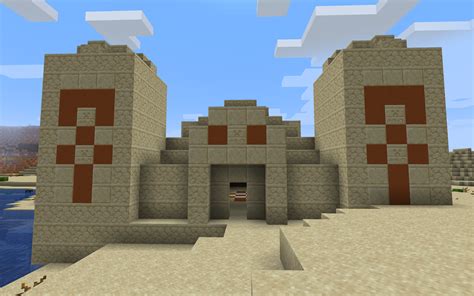 Hidden Sand Village Minecraft