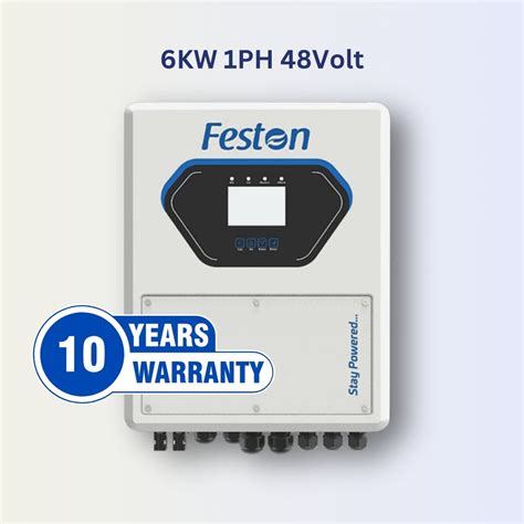 Feston 6kW 1phase 48V Solar Hybrid Inverter – Dual MPPT Lithium Ready ...