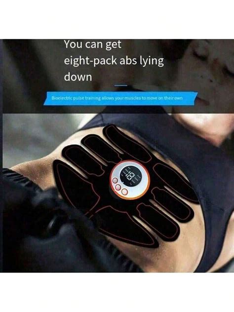 Stimulateur de muscles abdominaux rechargeable USB, entraîneur de ...