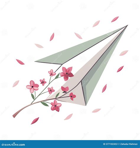 Top 16+ Free Paper Airplane With Spring Background Vector
