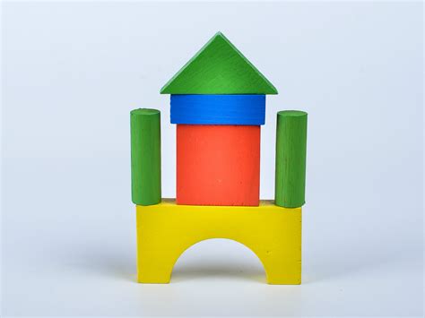 1034新款趣味立体拼装房子积木玩具 44块可开窗积木房子玩具-阿里巴巴