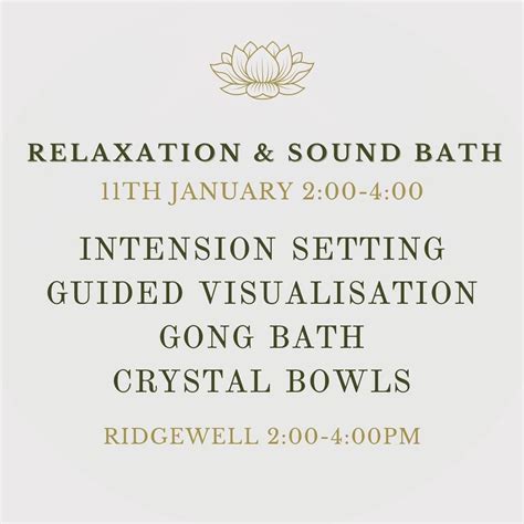 Restore & Rewind - Ridgewell Sound Bath with Amanda & Karen, Ridgewell ...