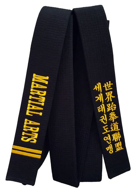 Buy Black Belt Karate, Martial Arts Belt, Taekwondo, Judo, BJJ ...