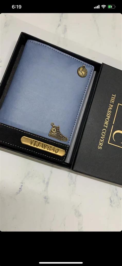 Personalised Dual Tone Passport Cover | TPC Gifts