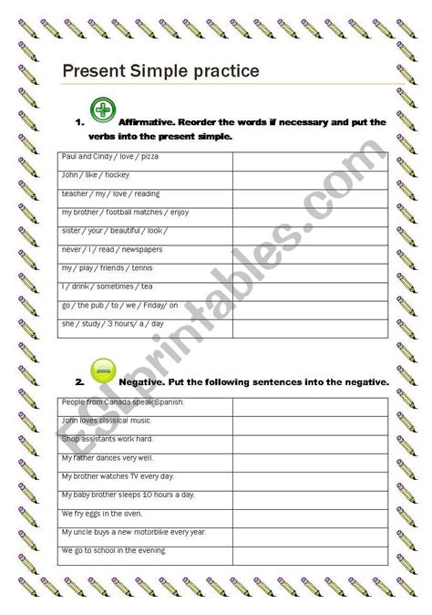 Image result for Present Simple Practice for Beginners