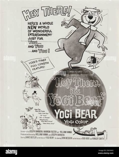 Hey There Its Yogi Bear 1964 Hanna Barbera Productions Animation Stock ...
