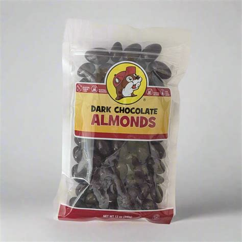 Buc-ee's Dark Chocolate Almonds - Texas Snax