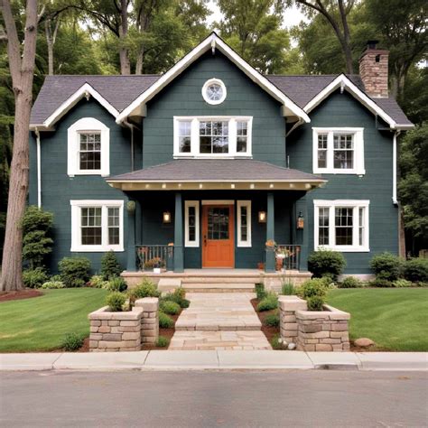 20 Green Exterior House Colors for an Elegant Home