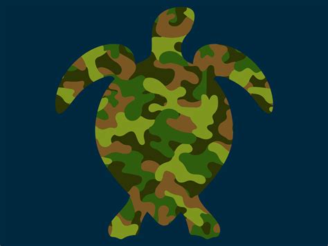 Sea Turtle Camouflage Sublimation Graphic by expressyourself82 · Creative Fabrica